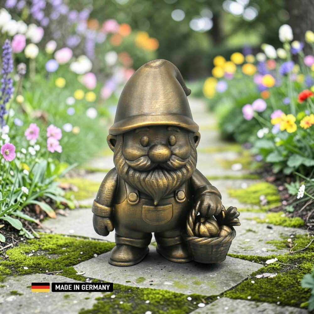 erntegnom bauer finn – dekofigur für garten & fensterbank