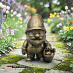 erntegnom bauer finn – dekofigur für garten & fensterbank