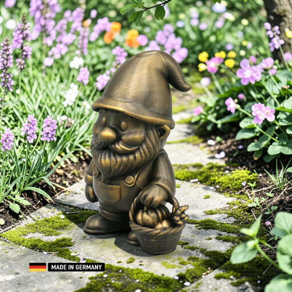 erntegnom bauer finn – dekofigur für garten & fensterbank