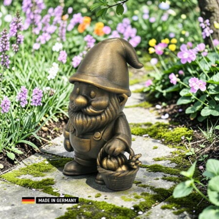 erntegnom bauer finn – dekofigur für garten & fensterbank