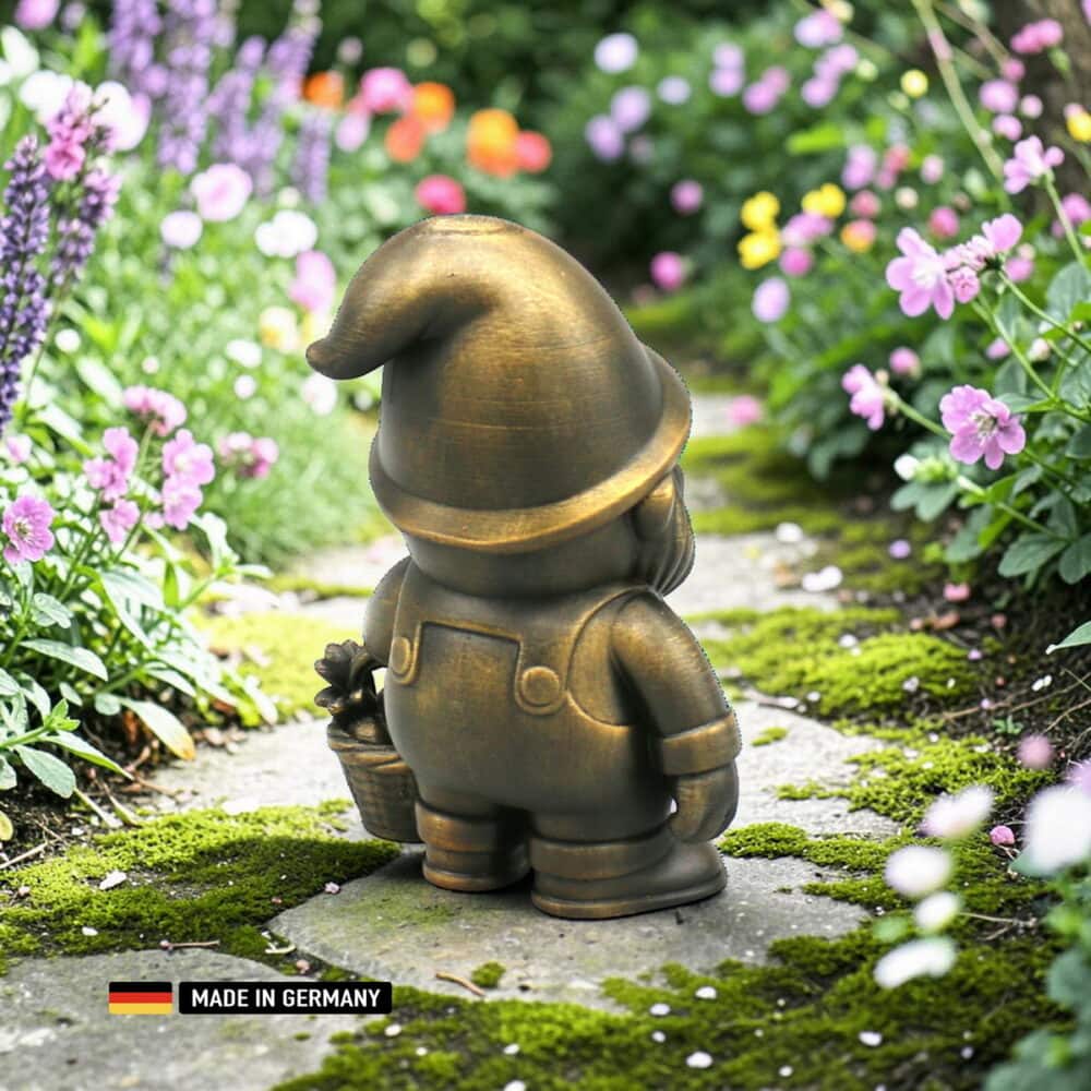 erntegnom bauer finn – dekofigur für garten & fensterbank