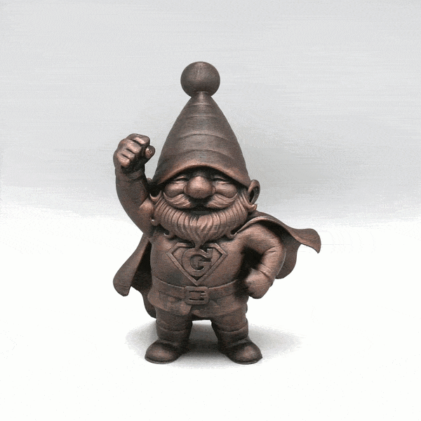 der superheld gnom mit den superkräften – dekofigur für garten, beet und fensterbank