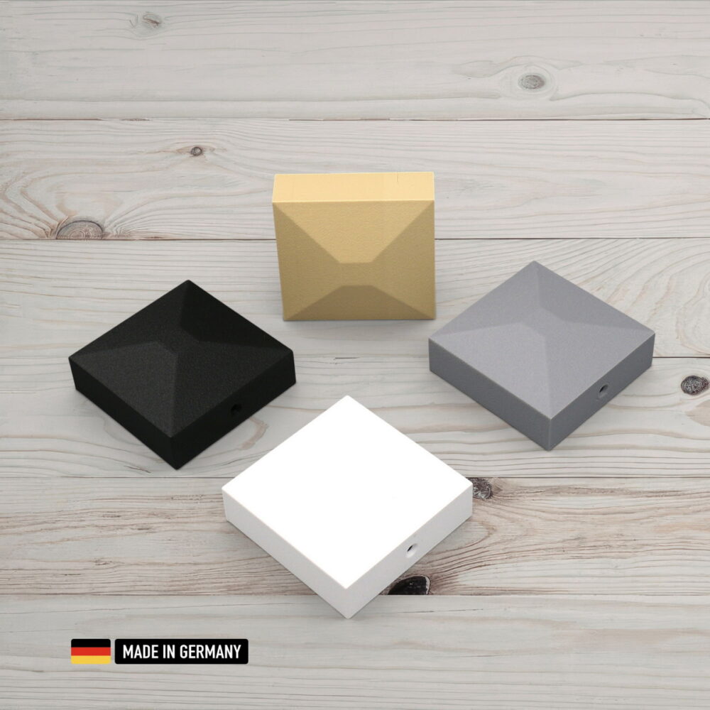 pfostenkappe kunststoff pfosten abdeckung universal, verschiedene größen und farben