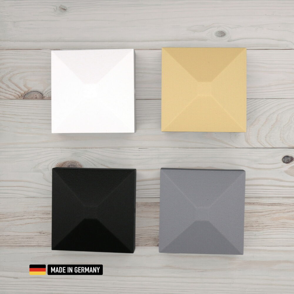 pfostenkappe kunststoff pfosten abdeckung universal, verschiedene größen und farben