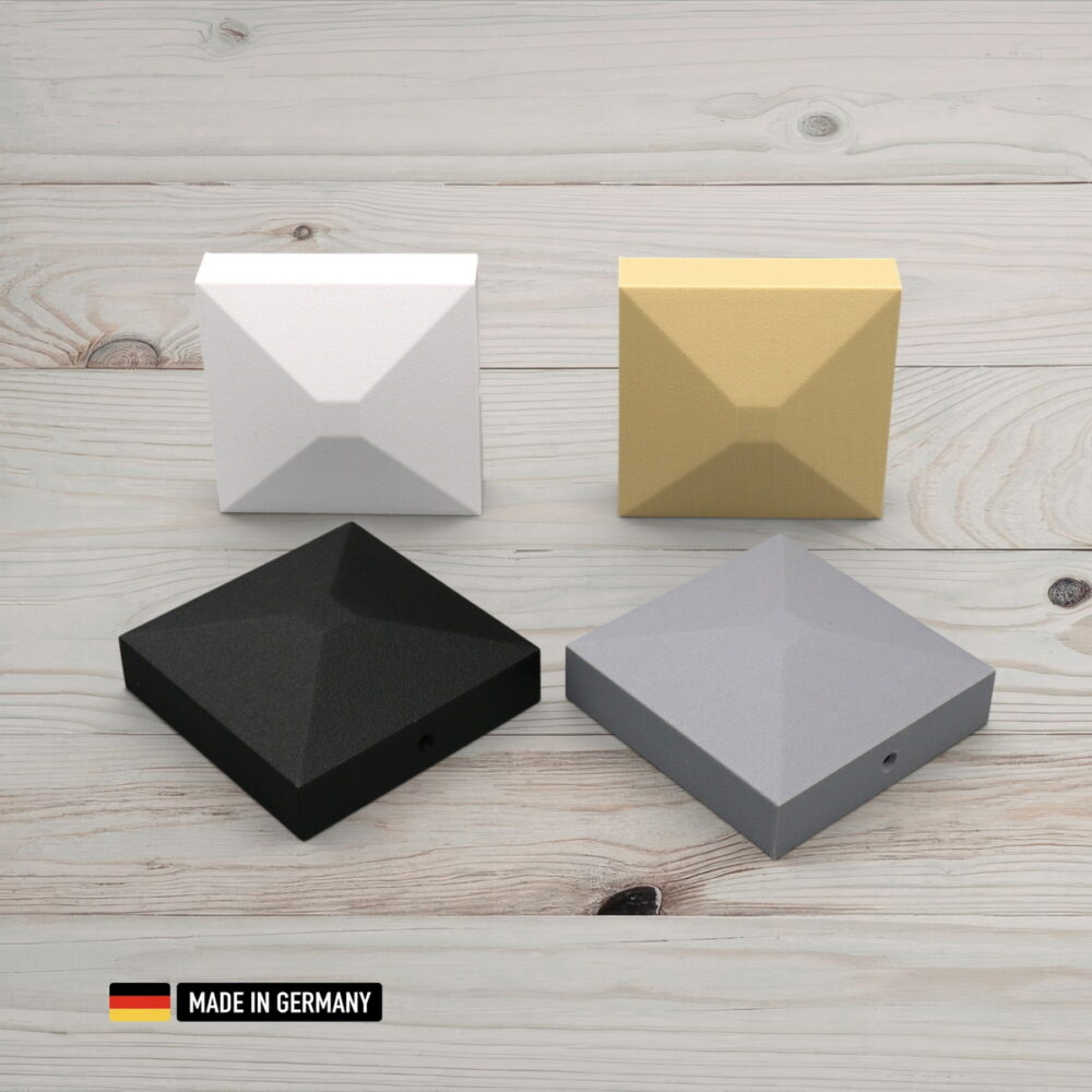 pfostenkappe kunststoff pfosten abdeckung universal, verschiedene größen und farben