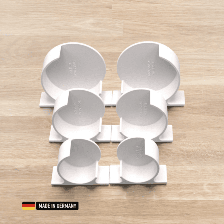rollenhalter für folien und küchenrollen alufolie klarsichtfolie backpapier halterung glasfaserverstärkt