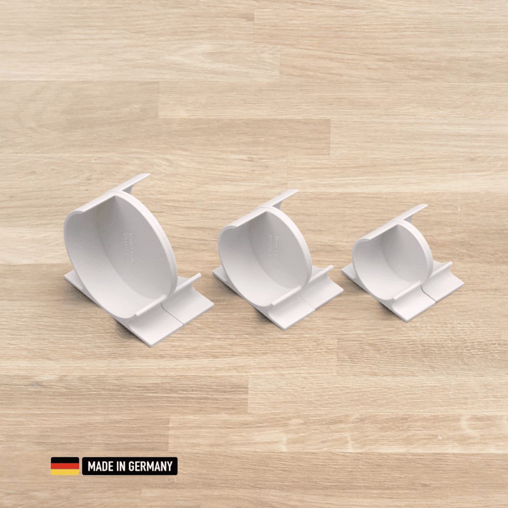 rollenhalter für folien und küchenrollen alufolie klarsichtfolie backpapier halterung glasfaserverstärkt