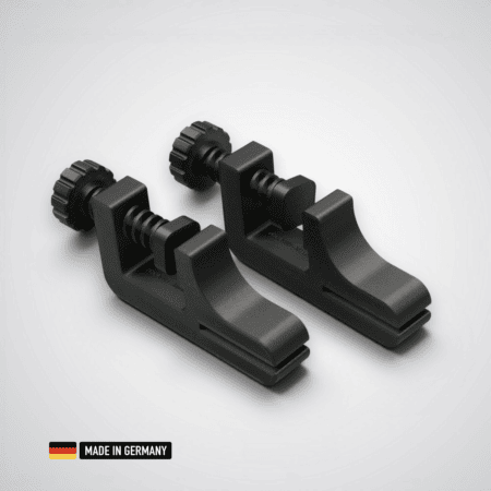 tischhalterung für skadis lochwand (2 stück) mobile tischzwinge klemmbefestigung für lochwand / befestigung, glasfaserverstärkt extra robust