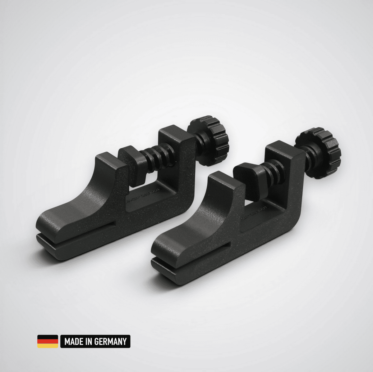tischhalterung für skadis lochwand (2 stück) mobile tischzwinge klemmbefestigung für lochwand / befestigung, glasfaserverstärkt extra robust