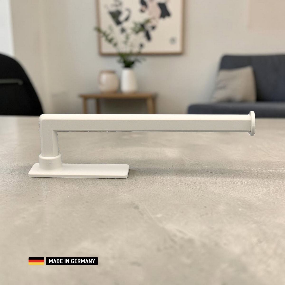 küchenrollenhalter zum kleben – premium wandhalter ohne bohren in hell beige
