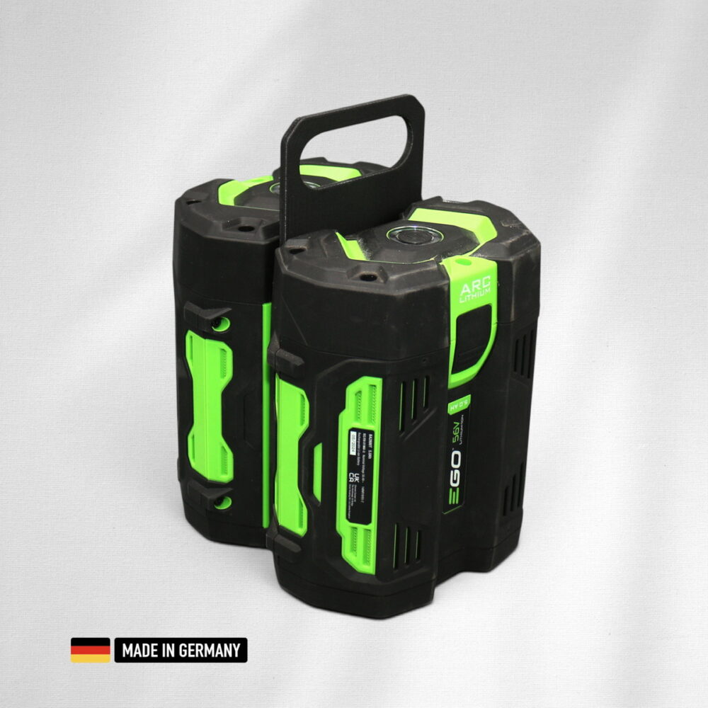 tragegriff für ego power+ 56v akkus doppelpack – transport & aufbewahrung extra stark glasfaserverstärkt batteriegriff