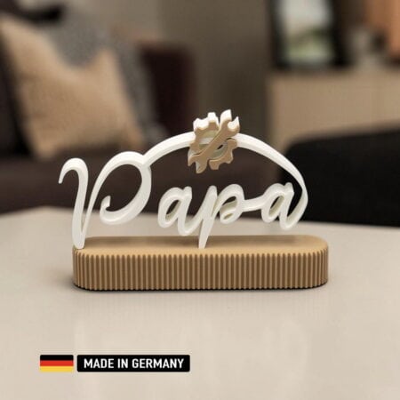 papa dekoschild mit werkzeug – geschenk für handwerker und heimwerker