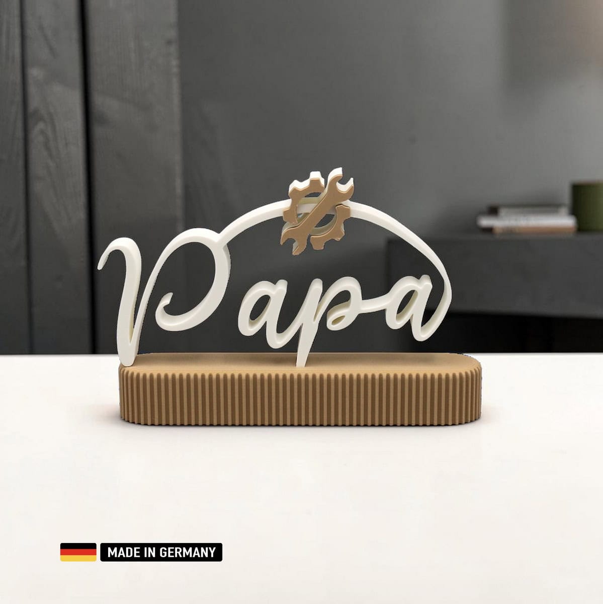 papa dekoschild mit werkzeug – geschenk für handwerker und heimwerker