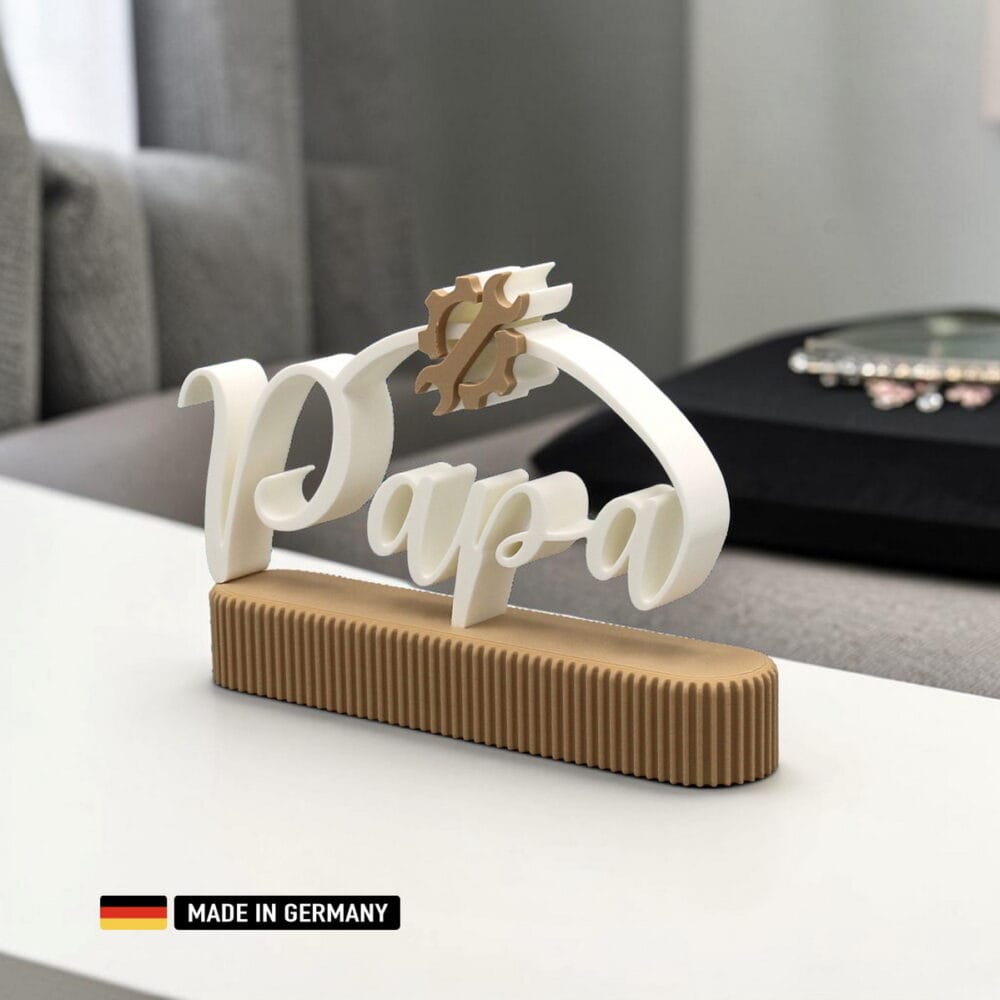 papa dekoschild mit werkzeug – geschenk für handwerker und heimwerker