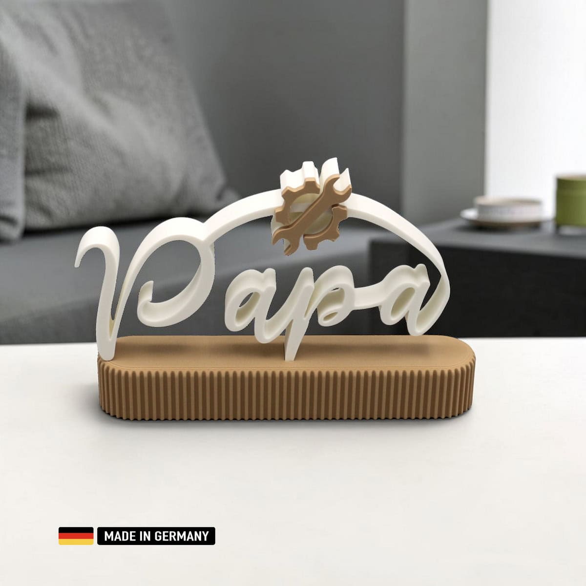 papa dekoschild mit werkzeug – geschenk für handwerker und heimwerker