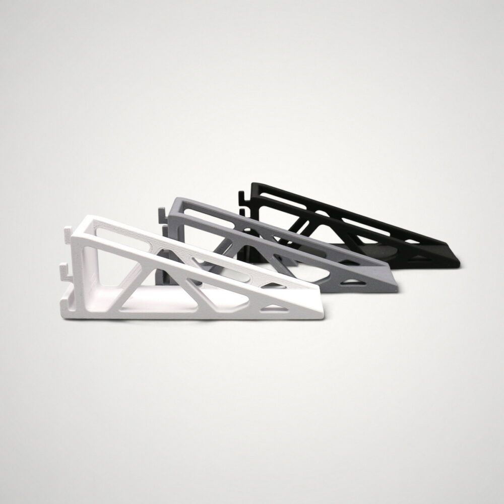 regalwinkel atlas (big size) für ikea skÅdis lochwand – extra stark, 2er set
