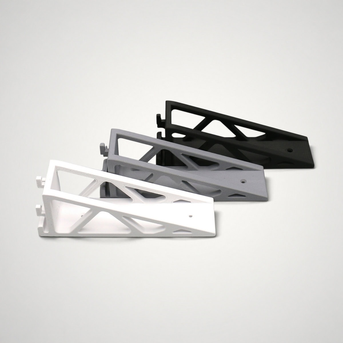 regalwinkel atlas (big size) für ikea skÅdis lochwand – extra stark, 2er set